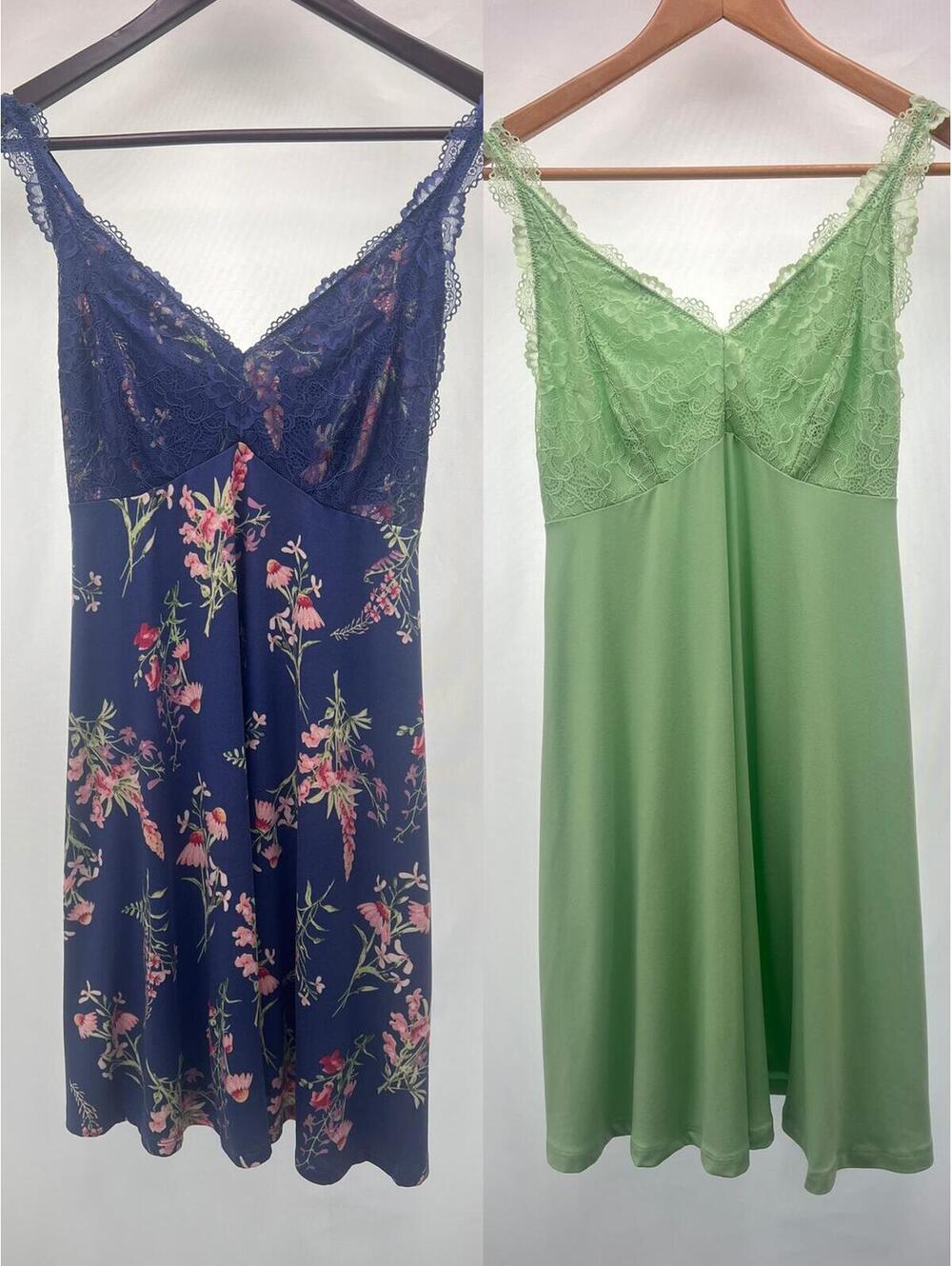Set of Flora Nikrooz Nightie Night Dress Women's Medium NEW